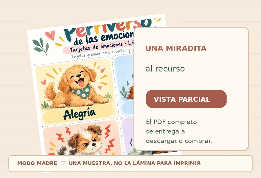 Vista parcial de las tarjetas Perriverso; el archivo completo no se muestra en la web